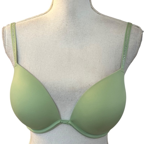 PINK Victoria's Secret Other - Victoria’s Secret PINK Wear Everywhere Super Push Up Rhinestone Bra Sz 32DD